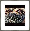 Colorful Crab Framed Print