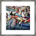 Colorful Merry-go-round Framed Print