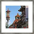 Colorful San Francisco Chinatown Framed Print