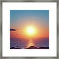 Colorful Sunset Framed Print