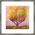 Colorful Tree Framed Print