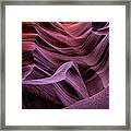 Colors Of Antelope Canyon Framed Print