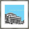 Columbia University - Sky Blue Framed Print