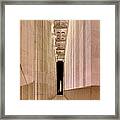 Columns And Monuments Framed Print