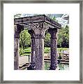 Columns In The Water Framed Print