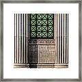 Columns On An Old Building Framed Print