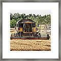 Combine Harvester Framed Print