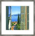 Como View Framed Print