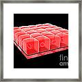 Conceptual Image Of Simple Cuboidal Framed Print