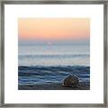 Conch Shell Sunrise Framed Print