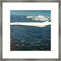 Concorde In Flight Framed Print