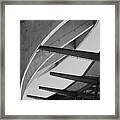 Concrete Curves Framed Print