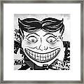 Coney Smile Framed Print