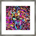 Confetti Canon Ball Framed Print