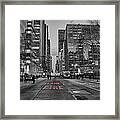 Contrast Road Framed Print