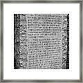 Controversial Faithful Slave Monument At Harpers Ferry Framed Print