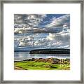 Cool Clouds - Chambers Bay Golf Course Framed Print