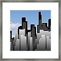 Cool Jazz City Framed Print