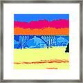 Coos Bay Abstract Framed Print