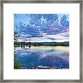 Coot Lake View Framed Print