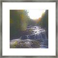 Copper Falls Framed Print