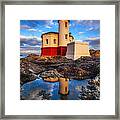 Coquille Lighthouse Framed Print