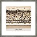 Cornice Moulding, From A Tomb Framed Print