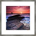 Cornish Sunset Framed Print