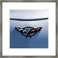 Corvette C5 Badge Framed Print