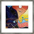 Cosmic Carnival Viii Aka Sacred And Profane Framed Print