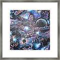 Cosmic Landscape Framed Print