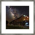 Cosmic Railroad Framed Print