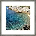Cote D'azur - The Azure Coast - At Saint-jean-cap-ferrat France French Riviera Framed Print