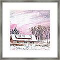 Cottage For Girls In The Black Forest In Germany Framed Print