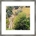 Country Road Of Tuscany Framed Print