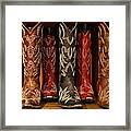 Cowboy Boots Framed Print