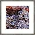 Cowboy In The Canyon Framed Print