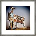 Cowboy Framed Print