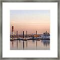 Craighill Channel Rear Lower Range Lighthouse Framed Print