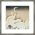 Cranes Framed Print