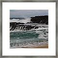 Crashing Surf Framed Print