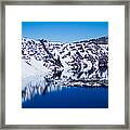 Crater Lake Reflections Framed Print