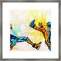 Crazy Legs Framed Print