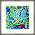 Creatures In The Blue Lagoon Framed Print