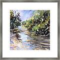 Creekside Sandbar Framed Print