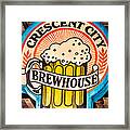 Crescent City Brewhouse Sign Nola Framed Print