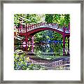 Crim Dell Bridge William And Mary College Framed Print