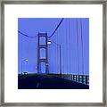 Crossing The Mighty Mack Framed Print