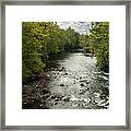 Croton River 1 Framed Print