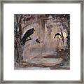 Crow Moon Framed Print